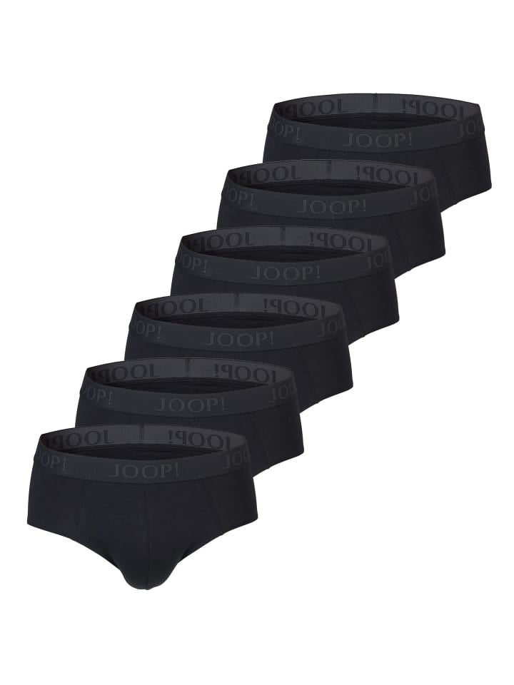 Slip 6er Pack in Schwarz