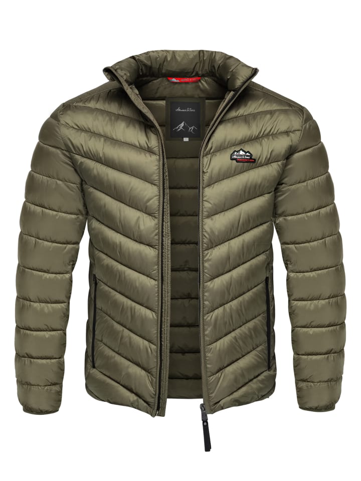 Steppjacke RYE in Olive