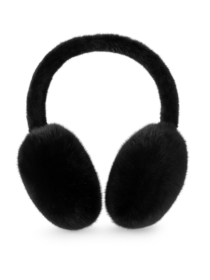 Mütze " Ohrenschmaus " in schwarz
