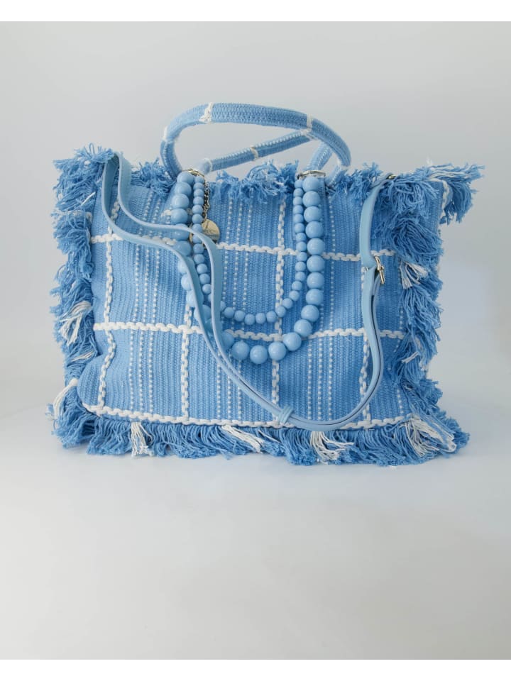 Shopper in Blau
