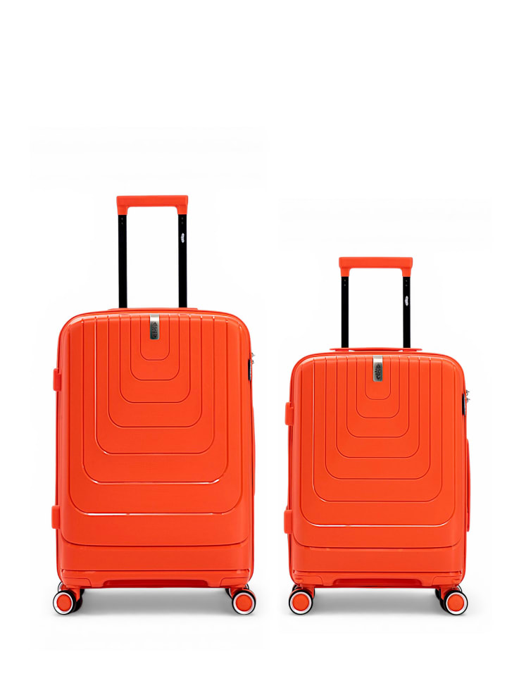 2 tlg. Kofferset GALINA in Rot (64L/42L)