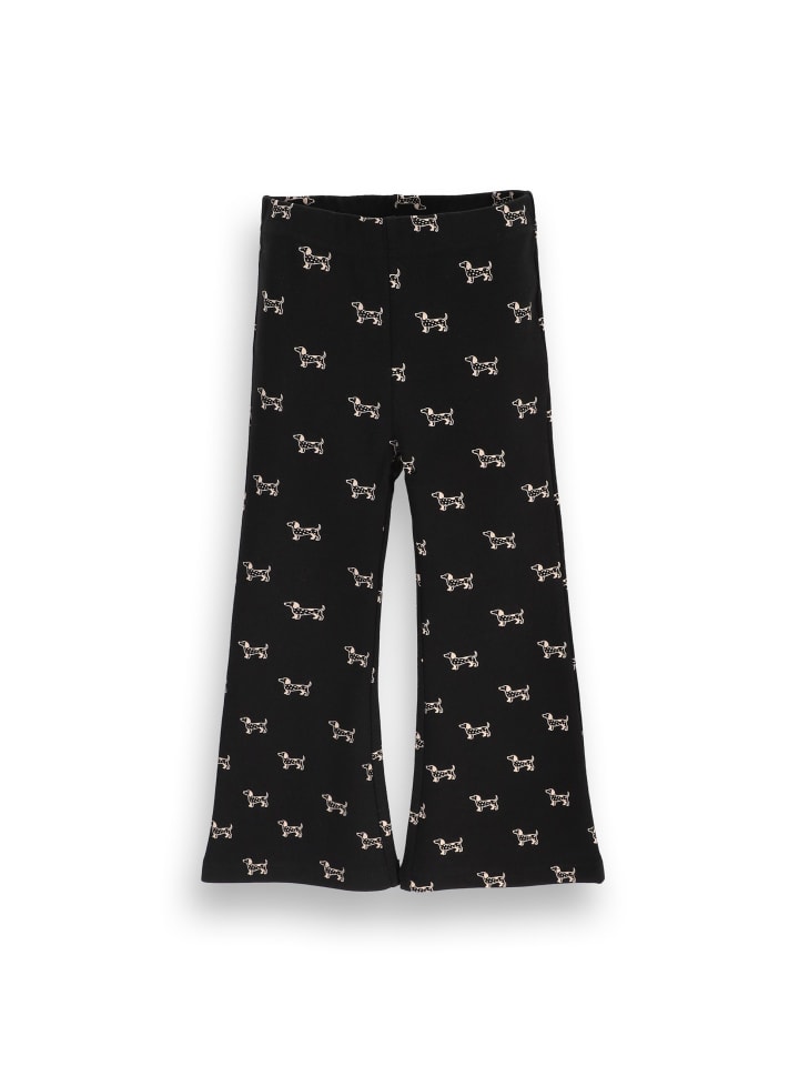 Lange Leggings in schwarz