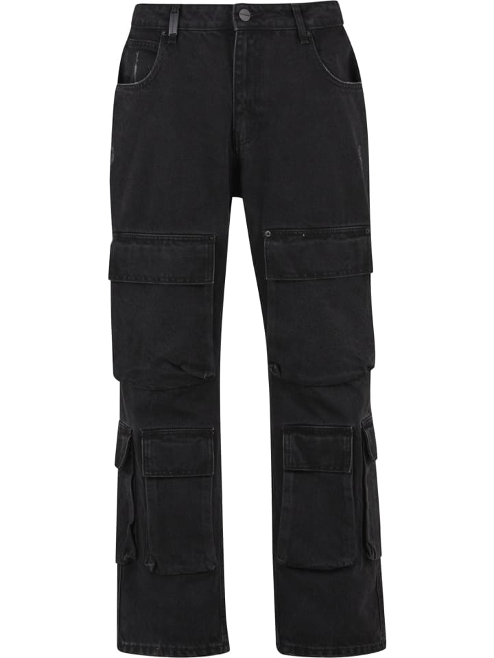 Cargo Trouser in washed black
