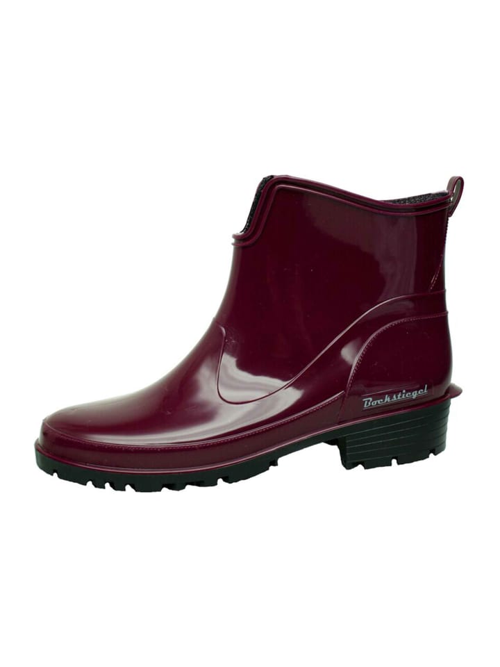 Gummistiefel in Bordeaux