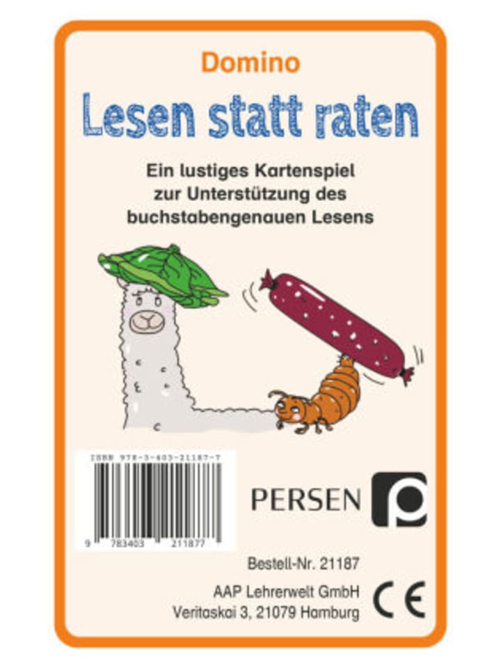 Spiel - Domino: Lesen statt raten