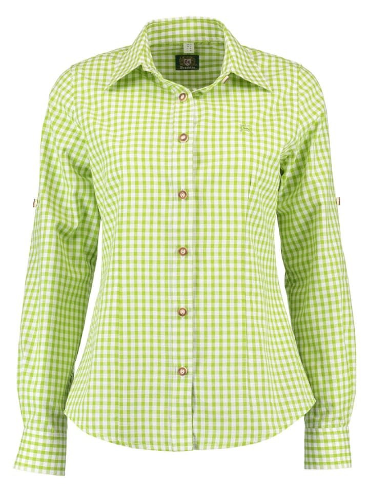 Bluse Qorru in giftgrün