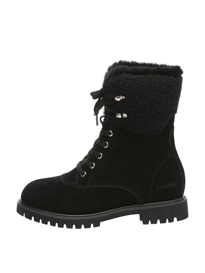 Modische Chunky Stiefel Sittella in Schwarz