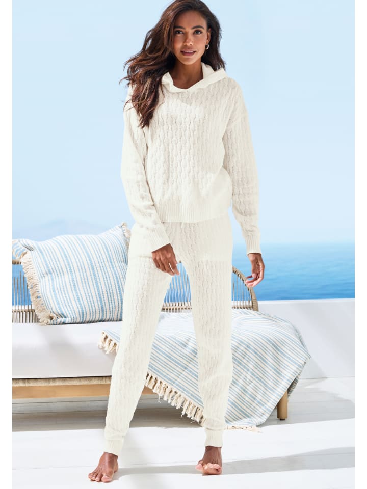 Strickhose in creme