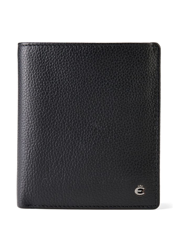 Houston Geldbörse RFID Schutz Leder 9.5 cm schwarz