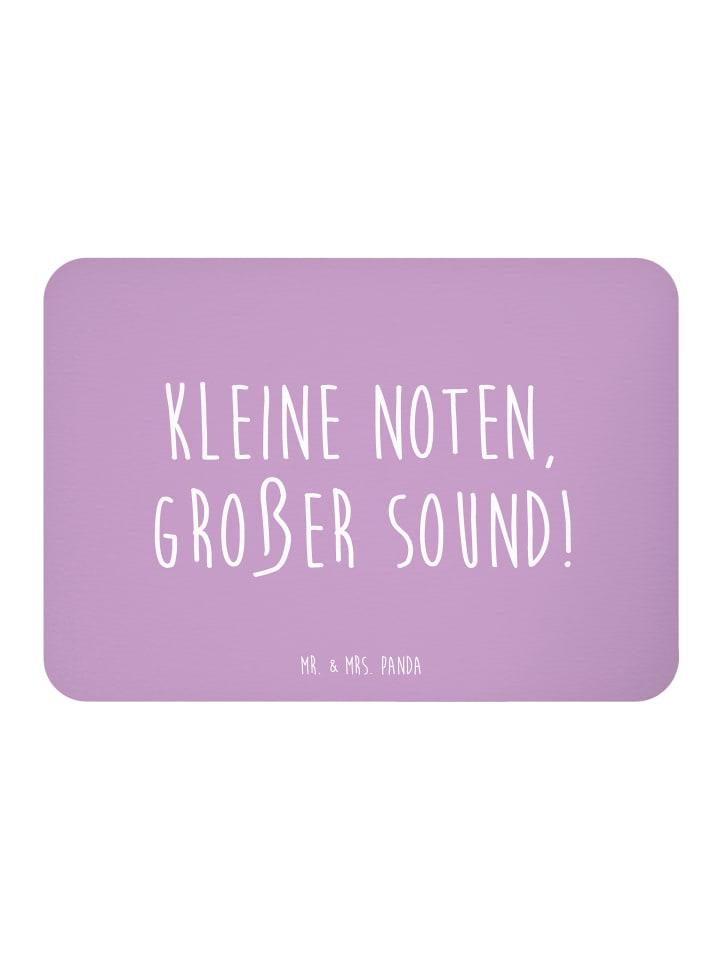 Magnet Bassklarinette Sound mit Spruch in Lavendeltraum
