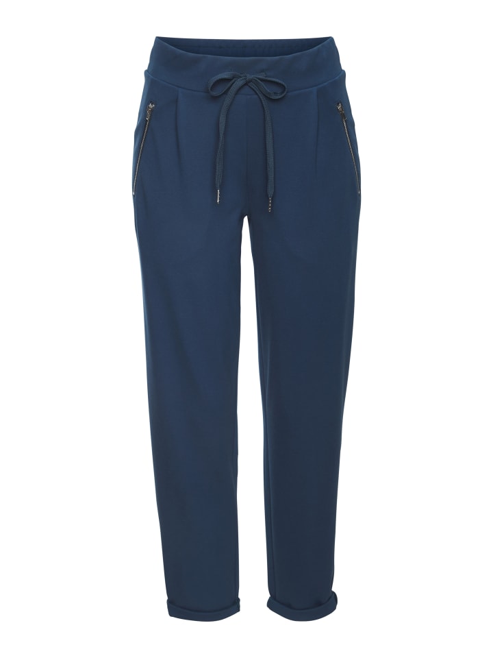 Schlupfhose in rauchblau