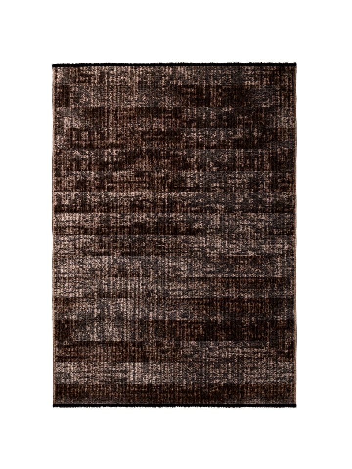 Baumwoll-Chenille Teppich Space 1900 in Braun