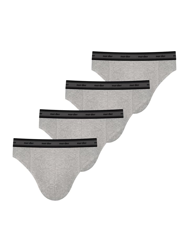 Slip GOTS Cotton in grau melange