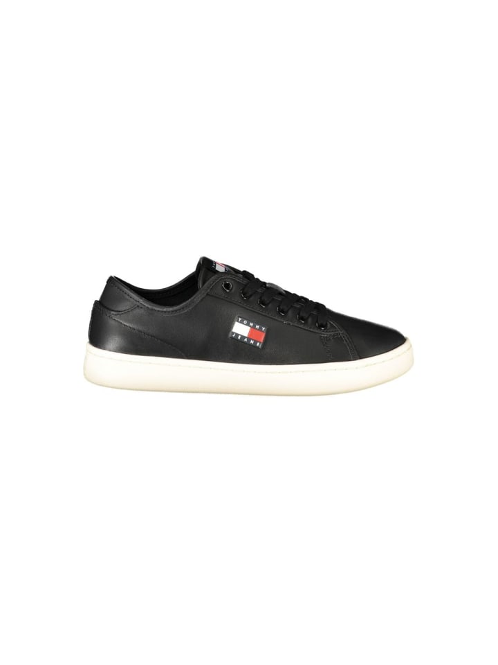 Schwarz Polyurethan Damen Sneaker