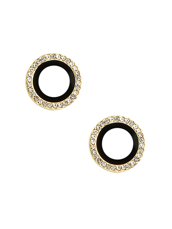 Lens Shield Glas Kameraglas für iPhone 16 Gold Diamond in Gold