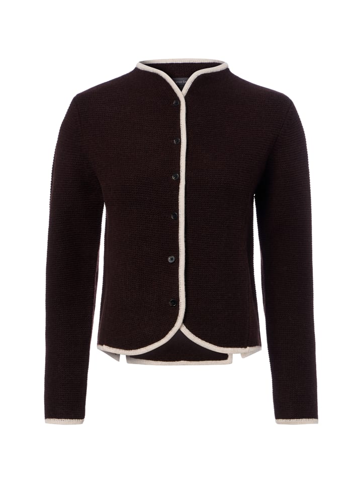 Strickjacke in schoko - 0001