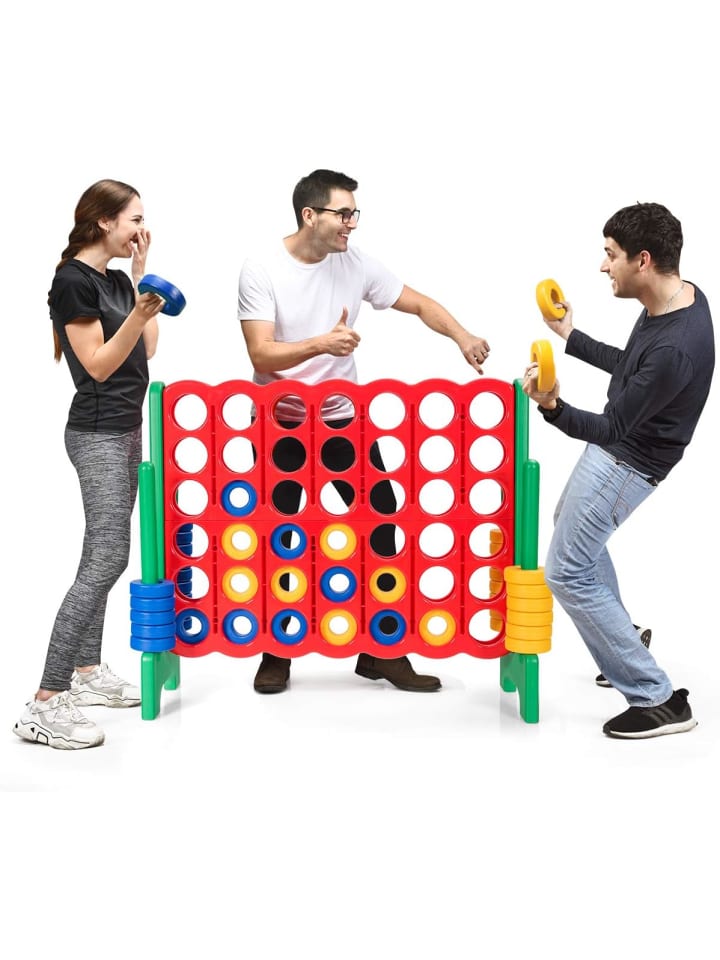Vier-Gewinnt Spiel in Grün