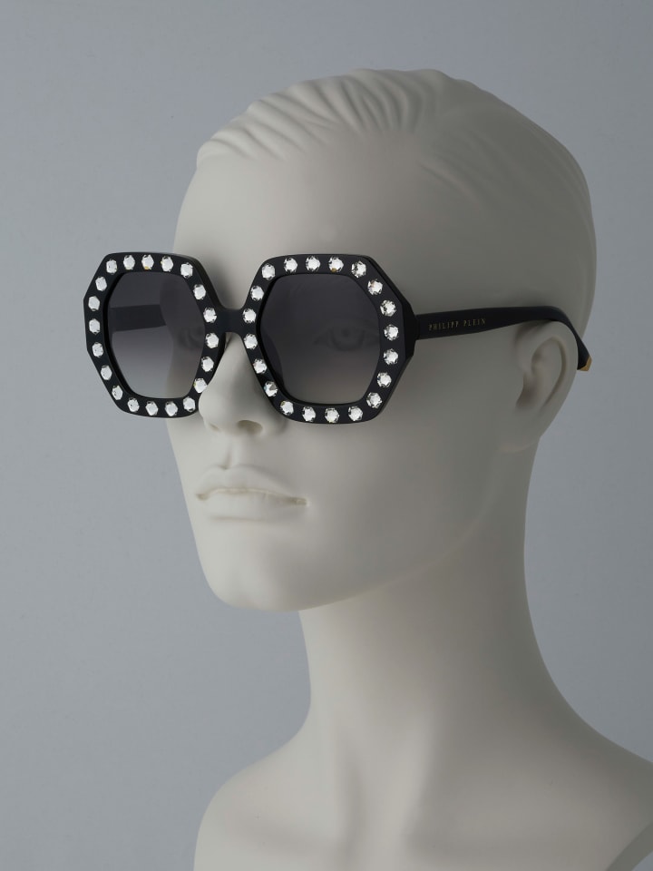 Sonnenbrille für Damen in schwarz