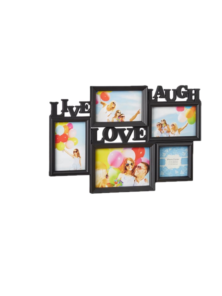 4 x Bilderrahmen in Schwarz - (B)45,5 x (H)31 cm