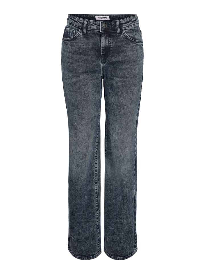 Straight Fit Jeans in Dark Blue Denim1