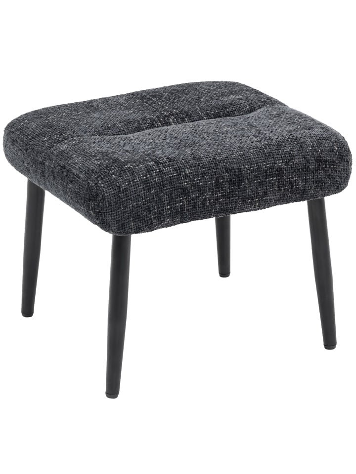 Sitzhocker in Dunkelgrau 45L x 41B x 38H cm