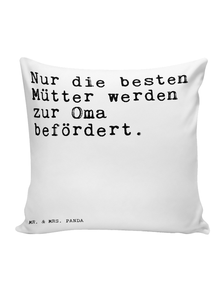 Kopfkissen Nur die besten Mütter... mit Spruch in Weiß