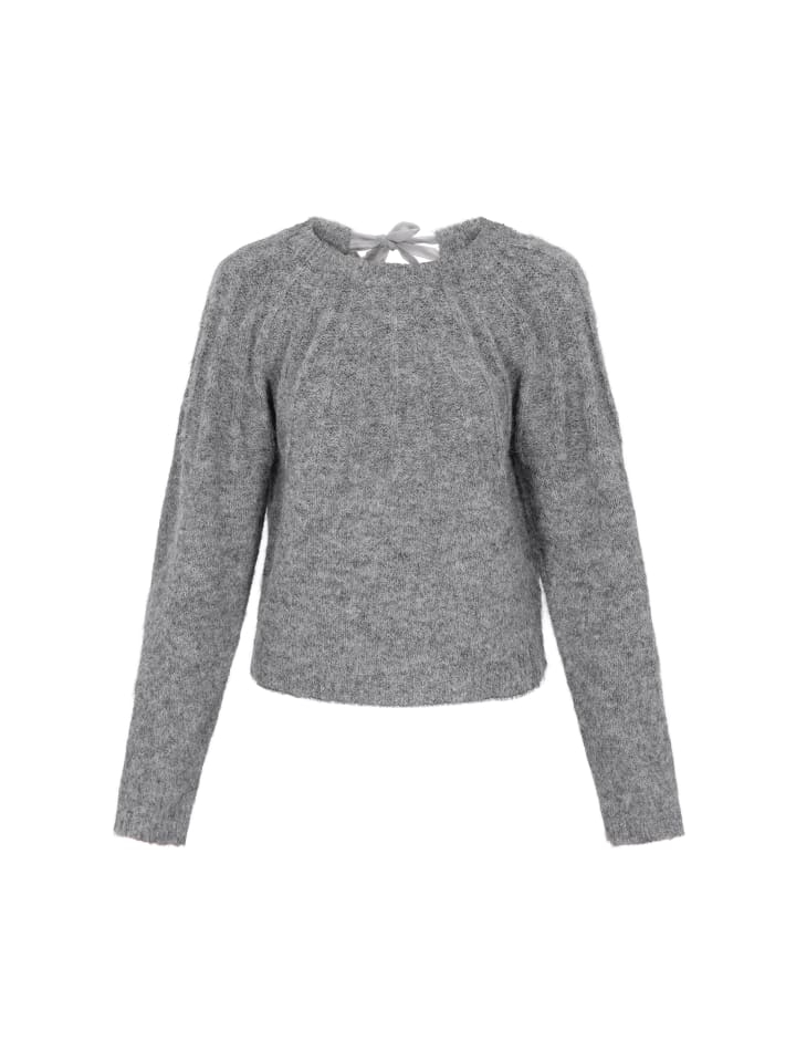 Women Sweater in grey melange