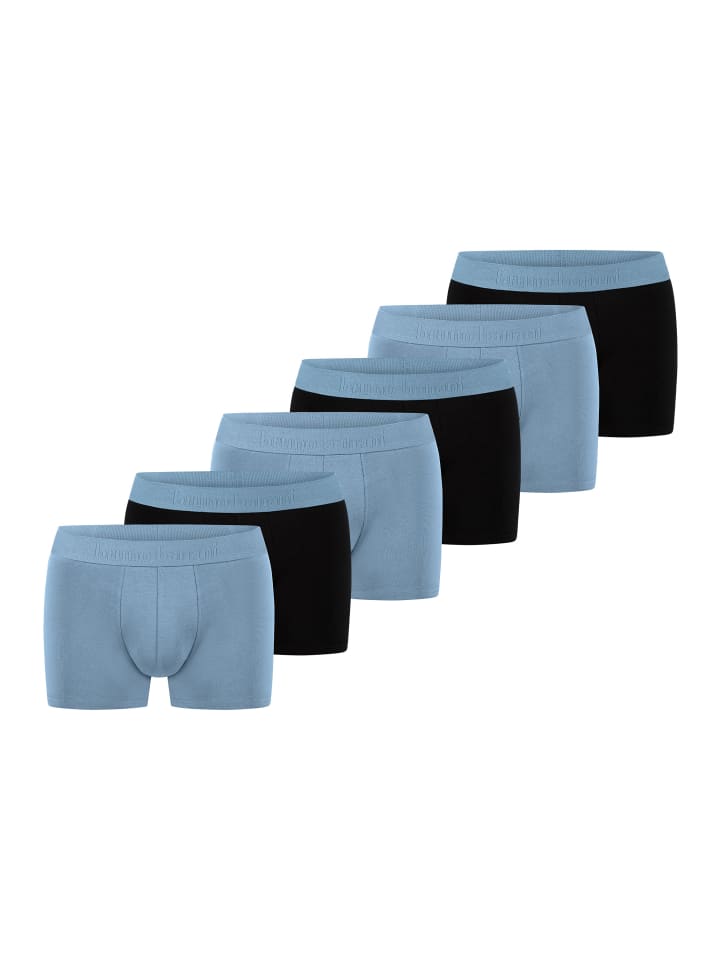 Retro Short / Pant Flowing in Taubenblau