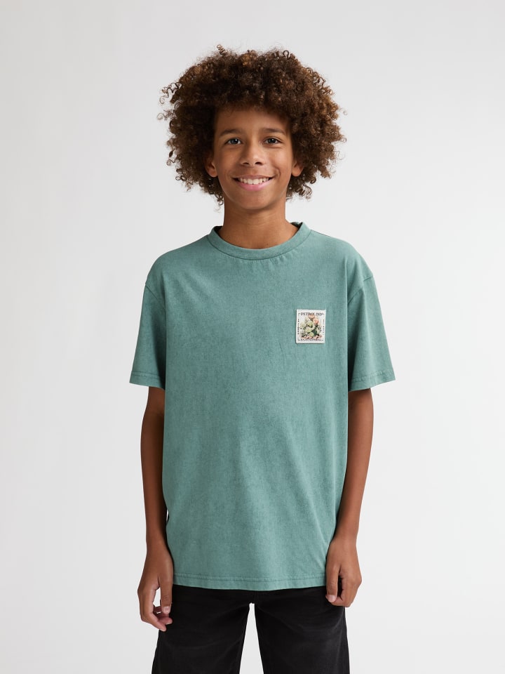 Jersey T-Shirt Pitaya in Grün