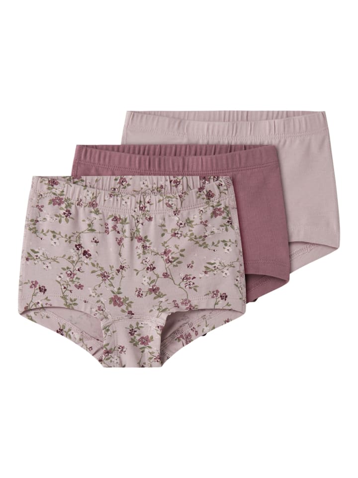 3er Pack Slips Unterhosen Nmftights in violet ice