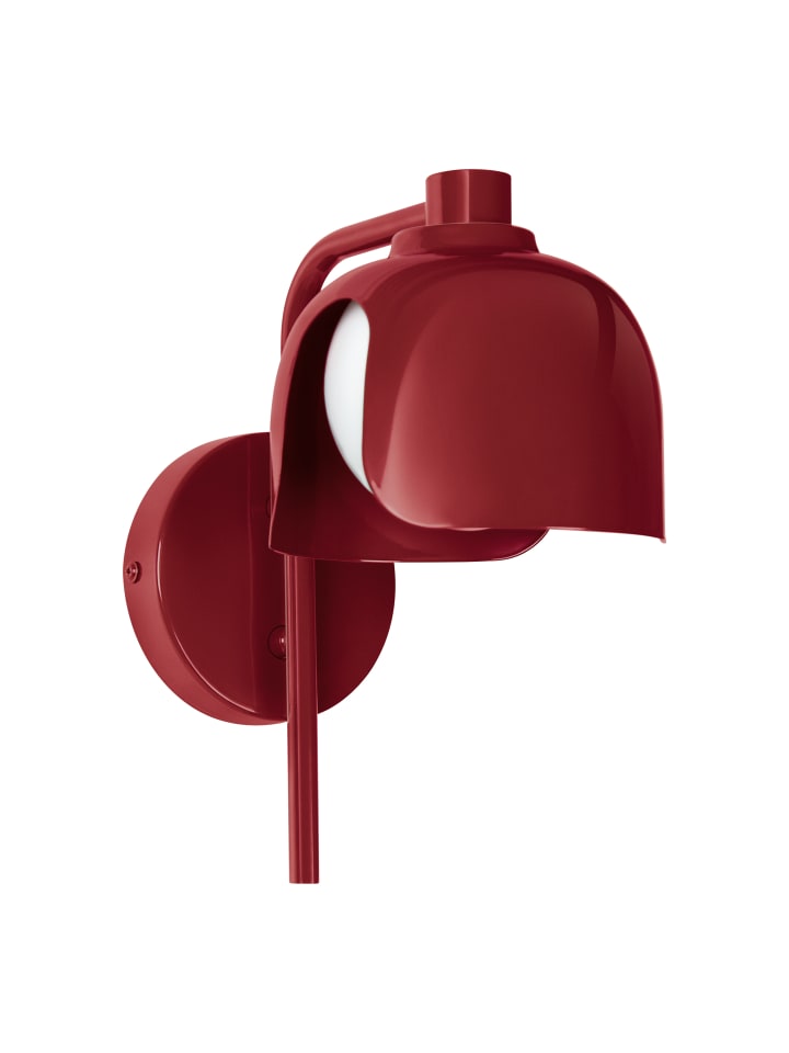 Decor Corolle Wall Wandleuchte G9 Rot Metall Glas