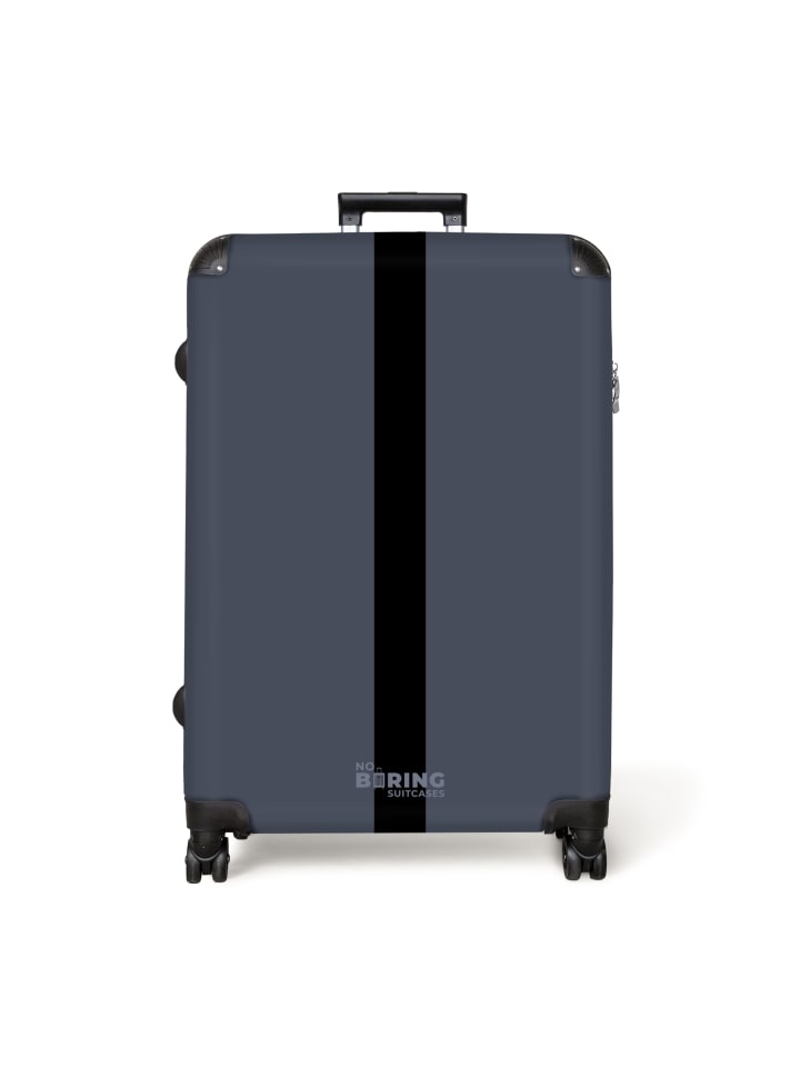 Suitcase, Koffer, Reisekoffer Dunkelgrau schwarz