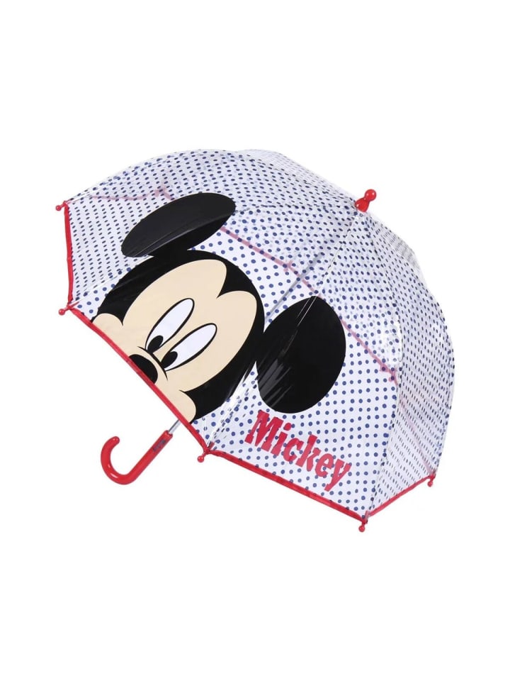 Mickey Kinder transparenter Regenschirm Ø71 cm