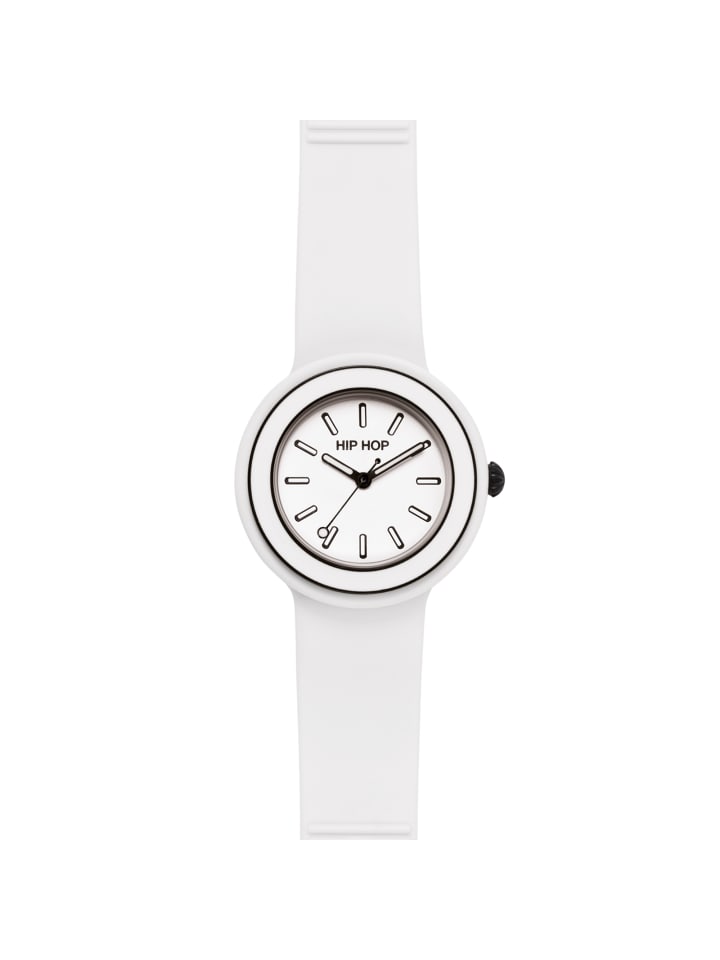 Analoguhr hero.dot bezel weiss
