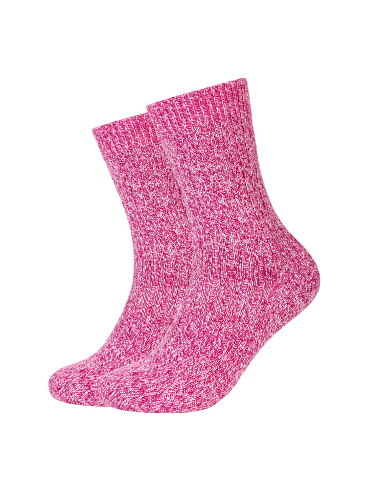 Socken cosy mouline Boot 2er Pack anemone