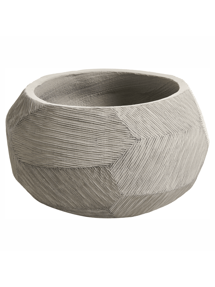 Outdoor Blumentopf RAURIS in Grau - (W) 47 x (H) 24 x (L) 47 cm