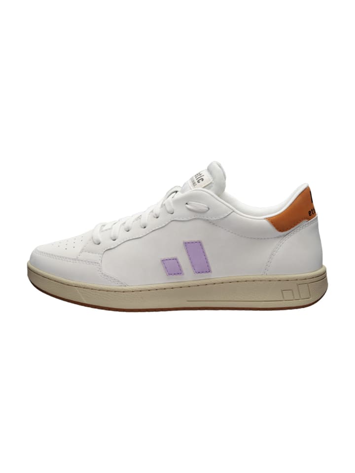 Sneaker Jesse in Chalk White | Lavender Pink