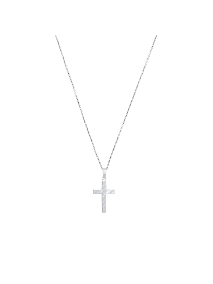 Kette mit Anhänger Silber 925, rhodiniert in Silber