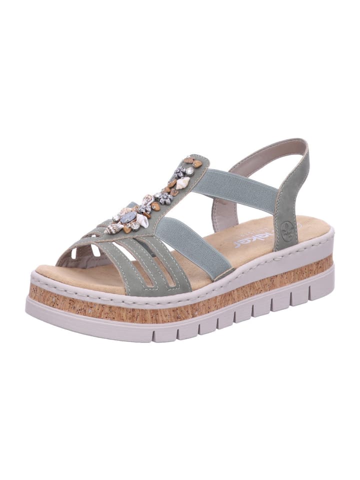 Sandalette in grün