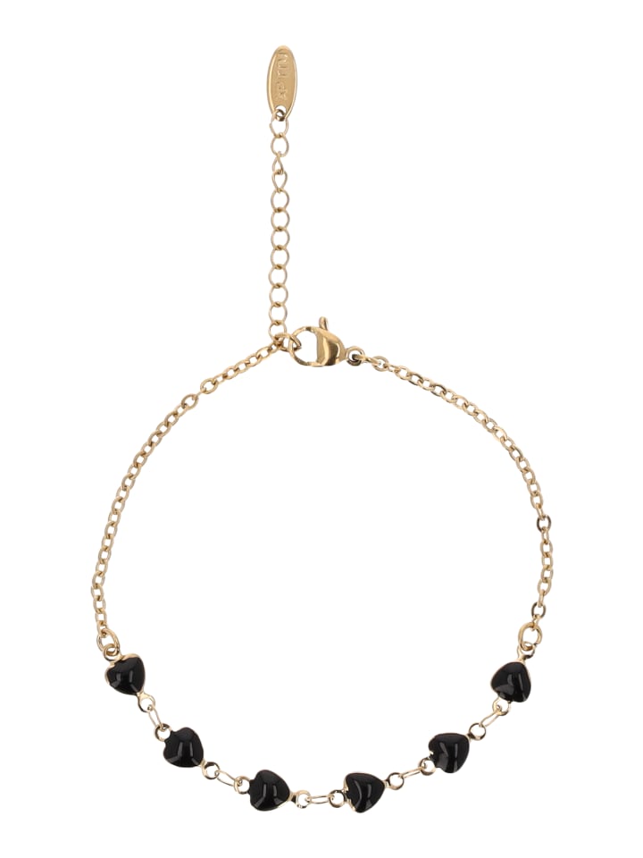 Women Chain Bracelet in Gold Black