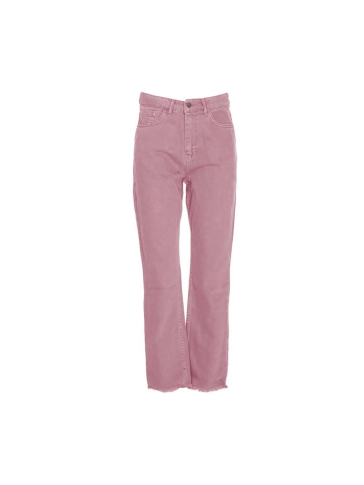 Pink Baumwolle Jeans & Hose