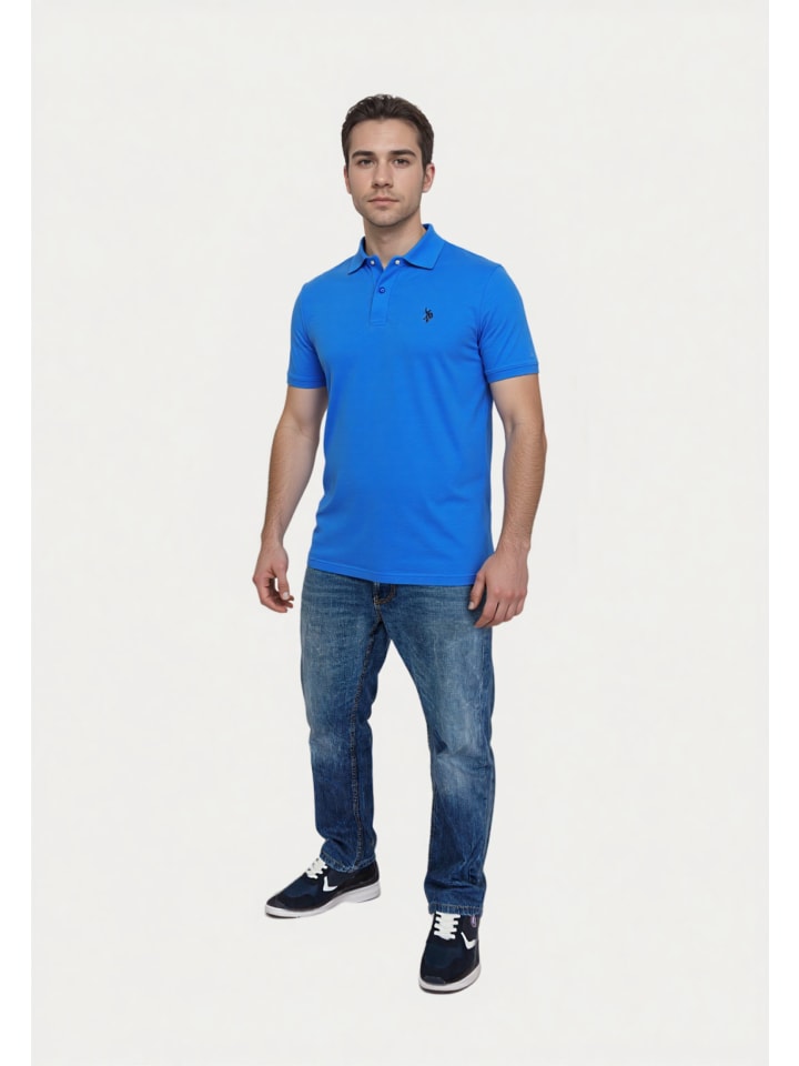 Poloshirt in blau