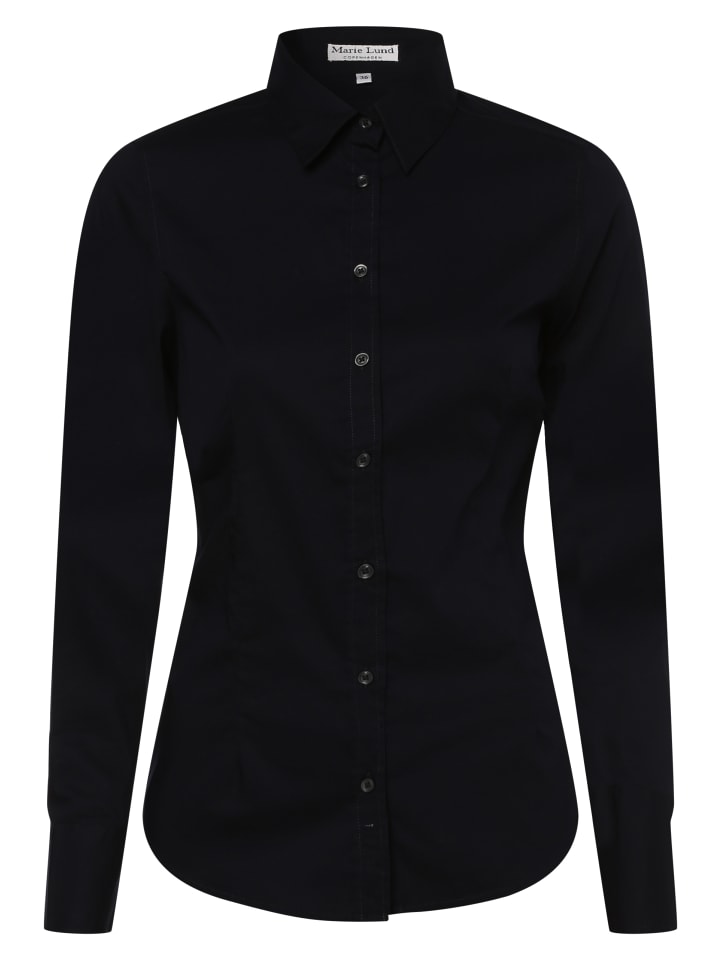 Bluse in marine
