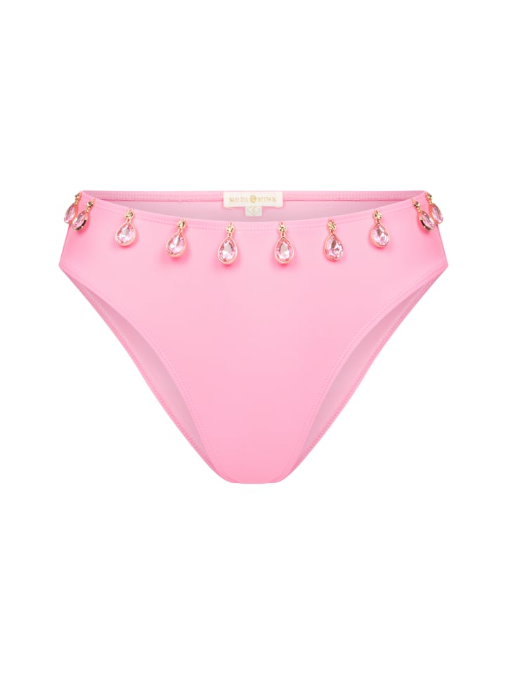 Bikinihose Hera Fixed Droplet High in pink