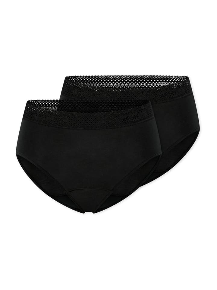 Periodenslip Schiesser Care in Schwarz