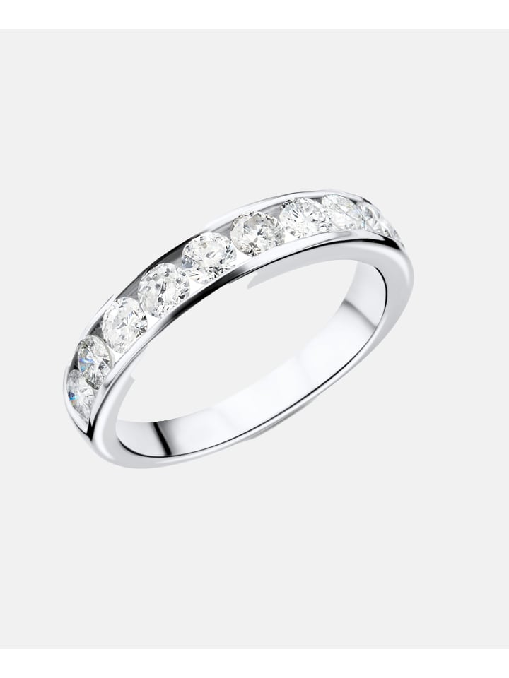 Eternity-Ring aus 375 Weißgold mit 1.0 Karat Diamant
