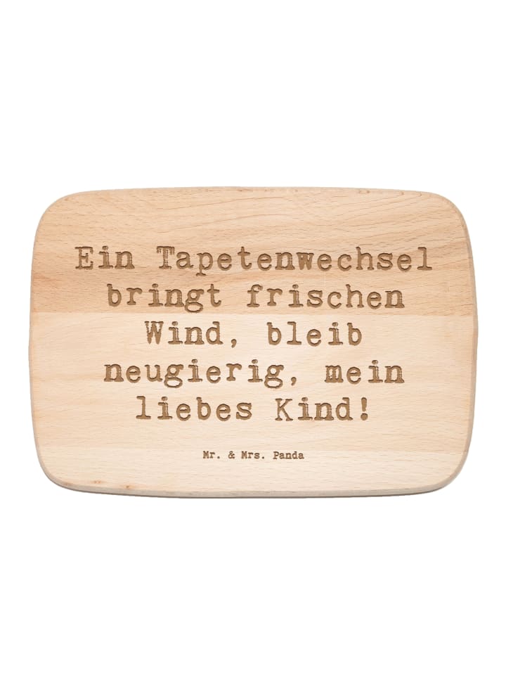 Schneidbrett Spruch Umzug neue Stadt mit Spruch in Transparent