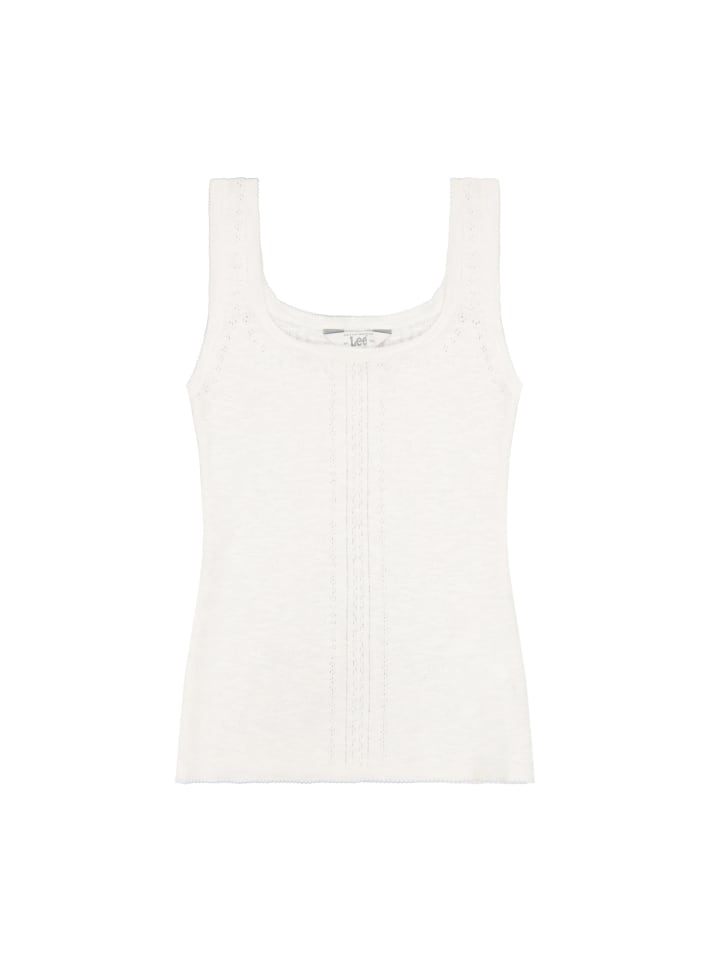 Top Knitted in Ecru