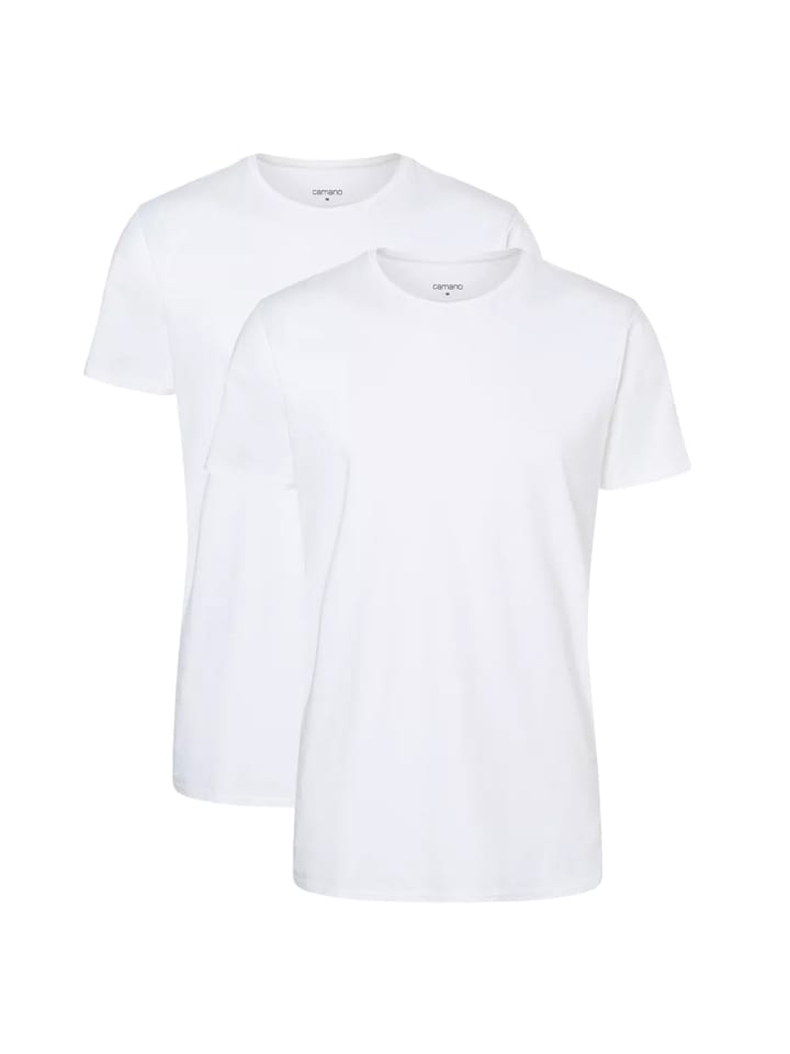T-Shirt 2er Pack in Weiß