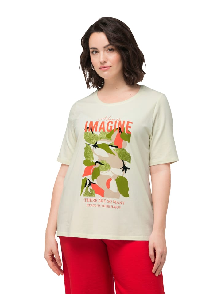 Shirt in sahneweiß